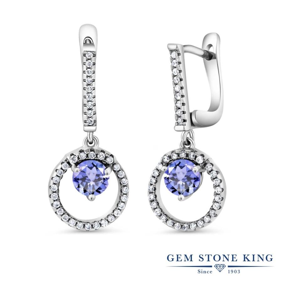 天然 タンザナイト ピアス レディース 天然石 12月 誕生石 お守り 誕生日プレゼント 女性 アレルギー対応 ブランド フープ