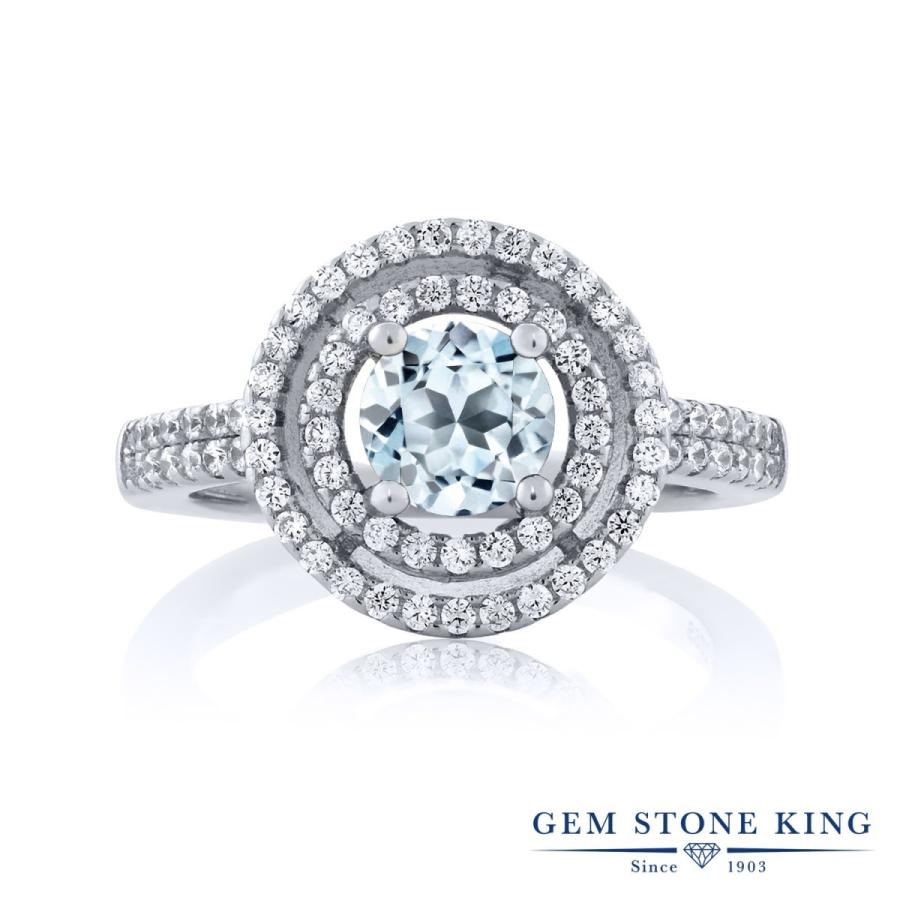 天然 スカイブルートパーズ リング レディース 指輪 天然石 11月 誕生石 お守り 誕生日プレゼント 女性 ブランド