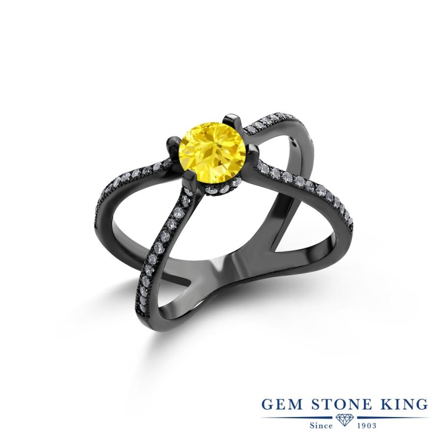 イエロー ジルコニア リング レディース 指輪 CZ プレゼント 女性 ブランド