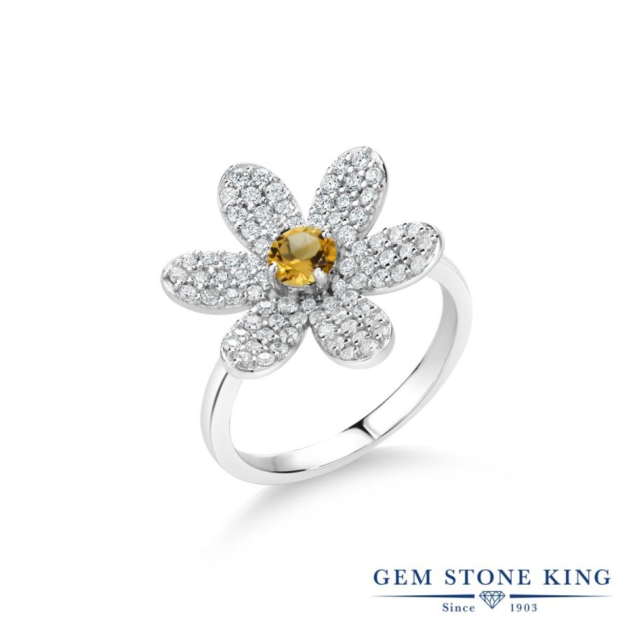 天然 シトリン リング レディース 指輪 天然石 11月 誕生石 お守り 誕生日プレゼント 女性 ブランド