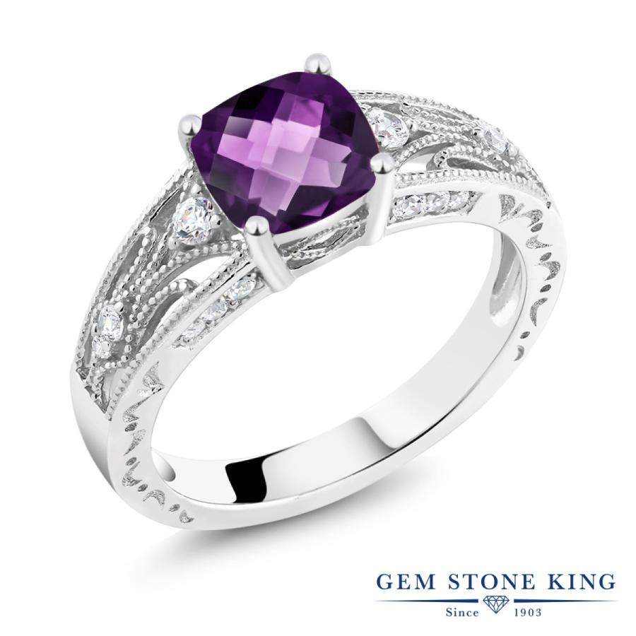 天然 アメジスト リング レディース 指輪 天然石 2月 誕生石 お守り 誕生日プレゼント 女性 ブランド