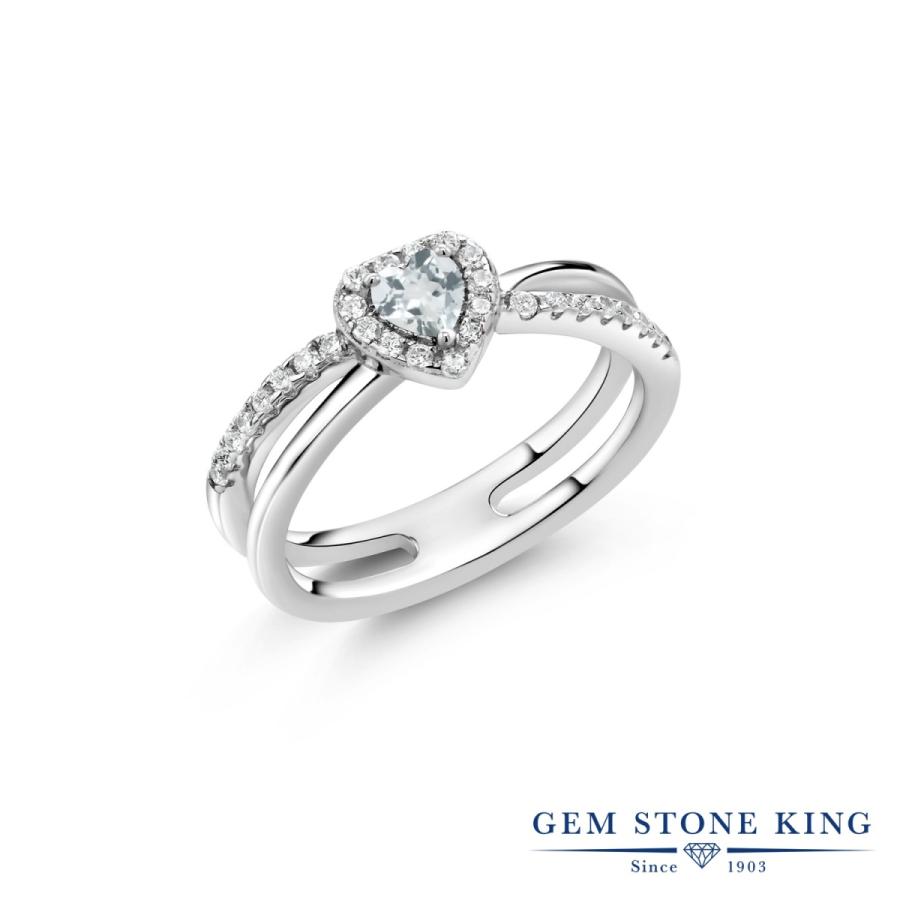 天然 アクアマリン リング レディース 指輪 天然石 3月 誕生石 お守り 誕生日プレゼント 女性 ブランド