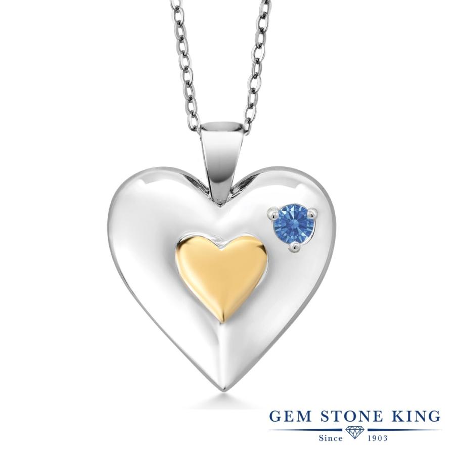 ファンシーブルー ジルコニア ネックレス レディース CZ プレゼント 女性 ブランド