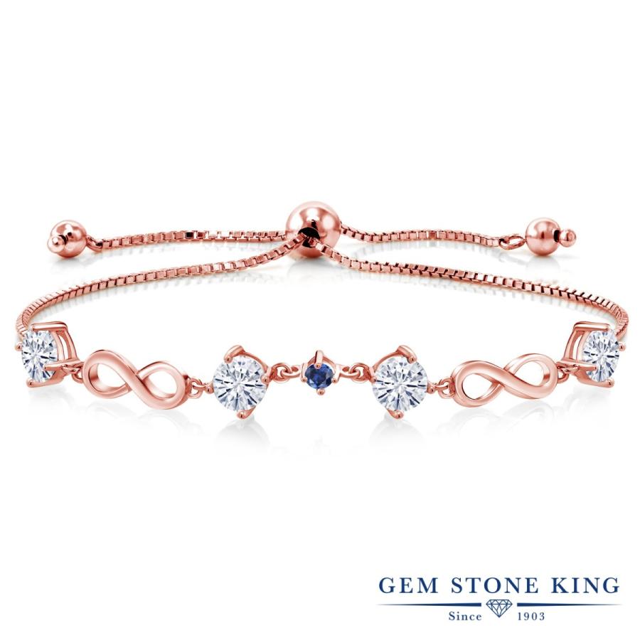 安価 Forever モアサナイト レディース ブレスレット ブランド 人気 モアサナイト レディース ブレスレット Brilliant 彼女 妻 クリスマスプレゼント 加工 ピンクゴールド レディースアクセサリー