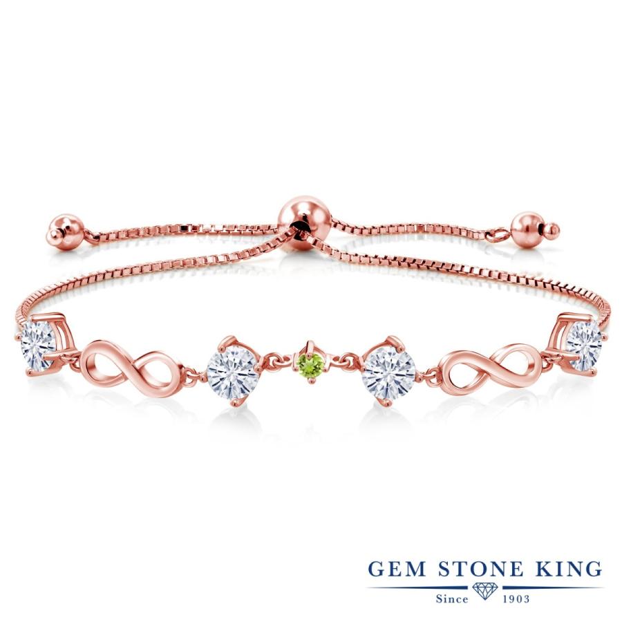 お買得 Forever モアサナイト レディース ブレスレット ブランド 人気 モアサナイト レディース ブレスレット Brilliant 彼女 妻 クリスマスプレゼント 加工 ピンクゴールド レディースアクセサリー