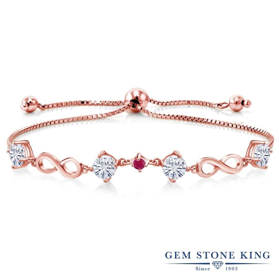 送料無料 Forever Brilliant モアサナイト ブレスレット レディース ピンクゴールド 加工 プレゼント 女性 新品即決 Vulkanvegas Derbyde Ae