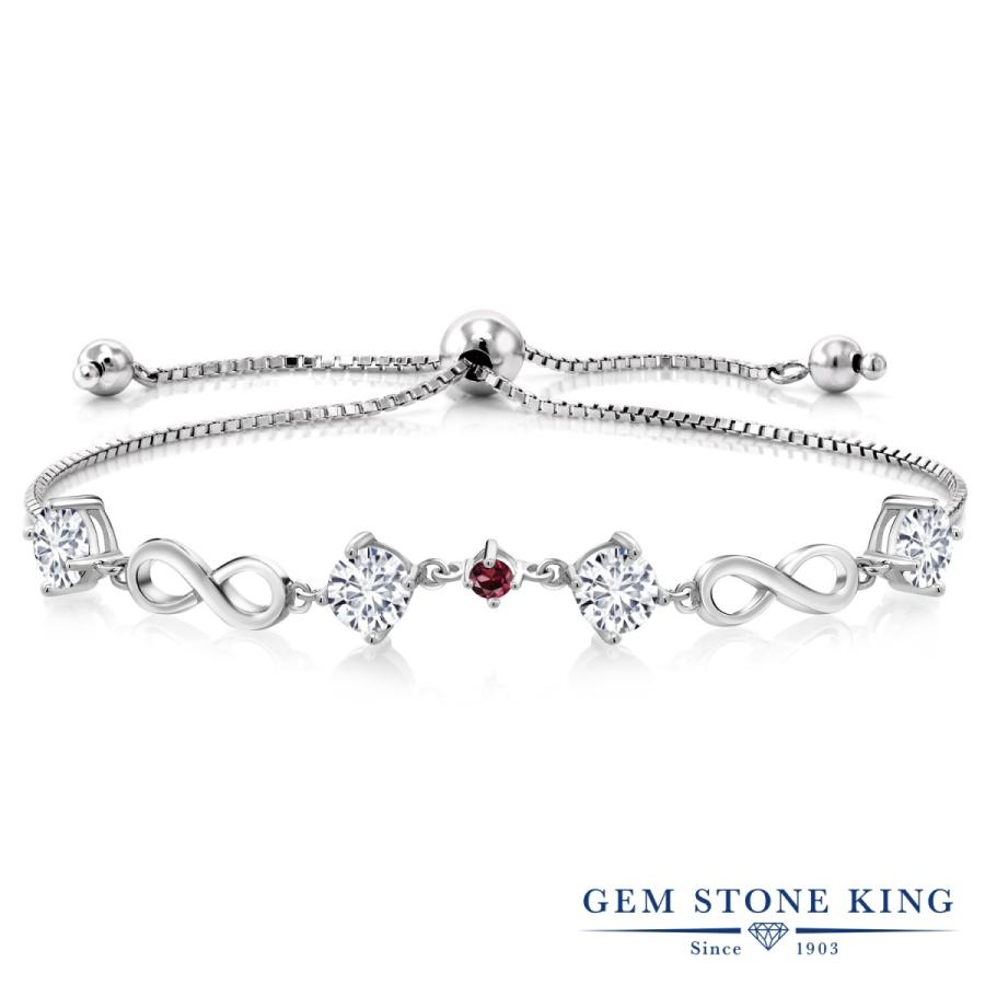 ブレスレット レディース ラボグロウンダイヤモンド クリスマスプレゼント 妻 彼女 Mgz 1712 Rd Lq1 Rg R Ss Gem Stone King 通販 Yahoo ショッピング
