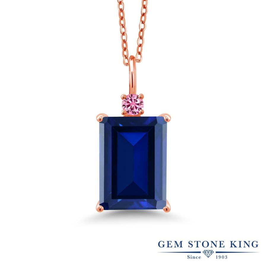 爆安セール 合成サファイア ネックレス レディース ピンクゴールド 加工 9月 誕生石 Mgz 1714 Oct Cs Bl Cms P Rpss Gem Stone King 通販 Yahoo ショッピング 人気ショップが最安値挑戦 Newmatic Ae