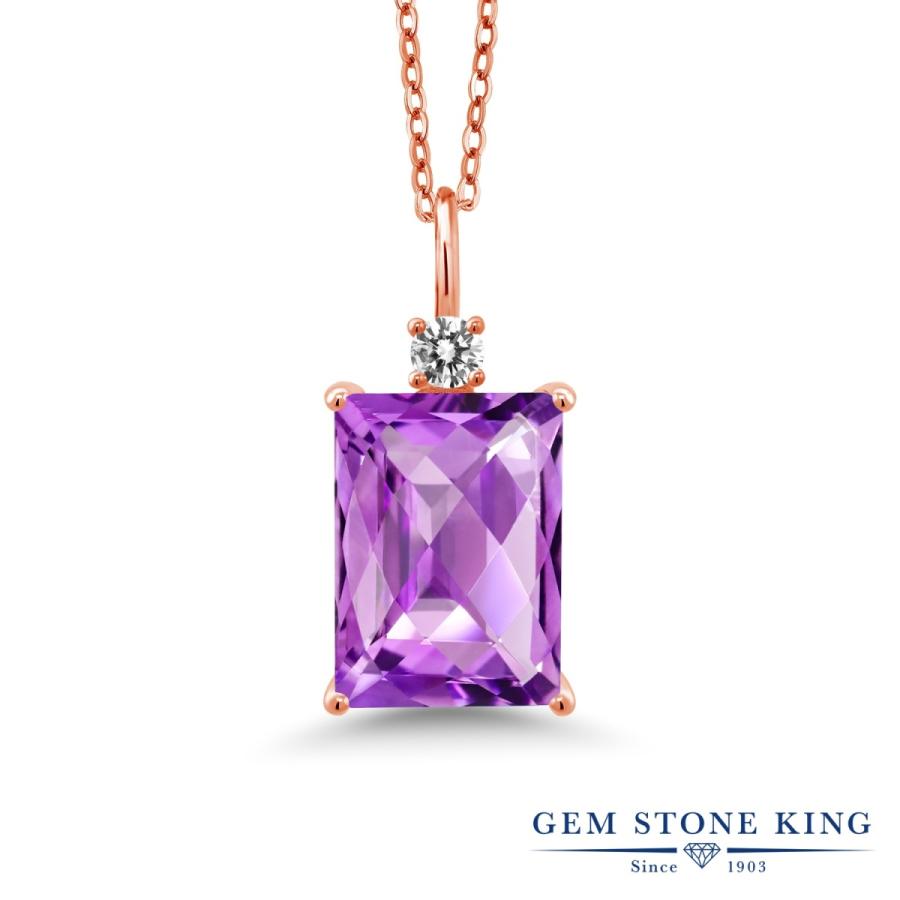 天然 アメジスト ネックレス レディース ピンクゴールド 加工 天然石 2月 誕生石 お守り 誕生日プレゼント 女性 ブランド