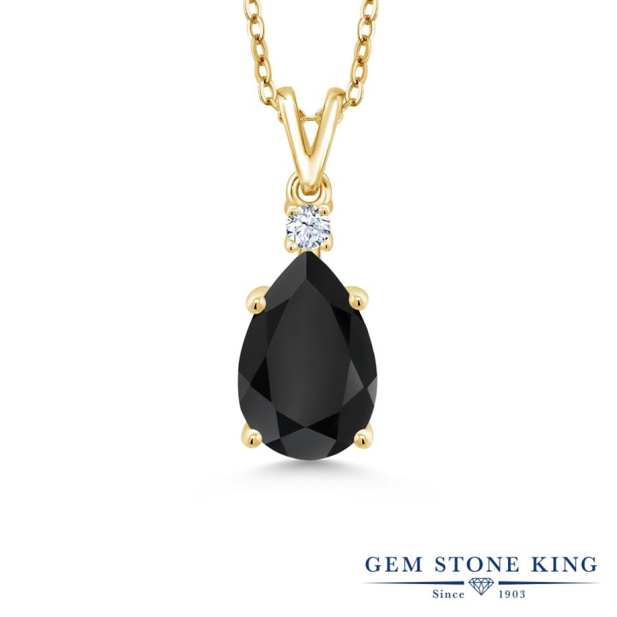 天然 オニキス ネックレス レディース イエローゴールド 加工 天然石 8月 誕生石 お守り 誕生日プレゼント 女性 ブランド