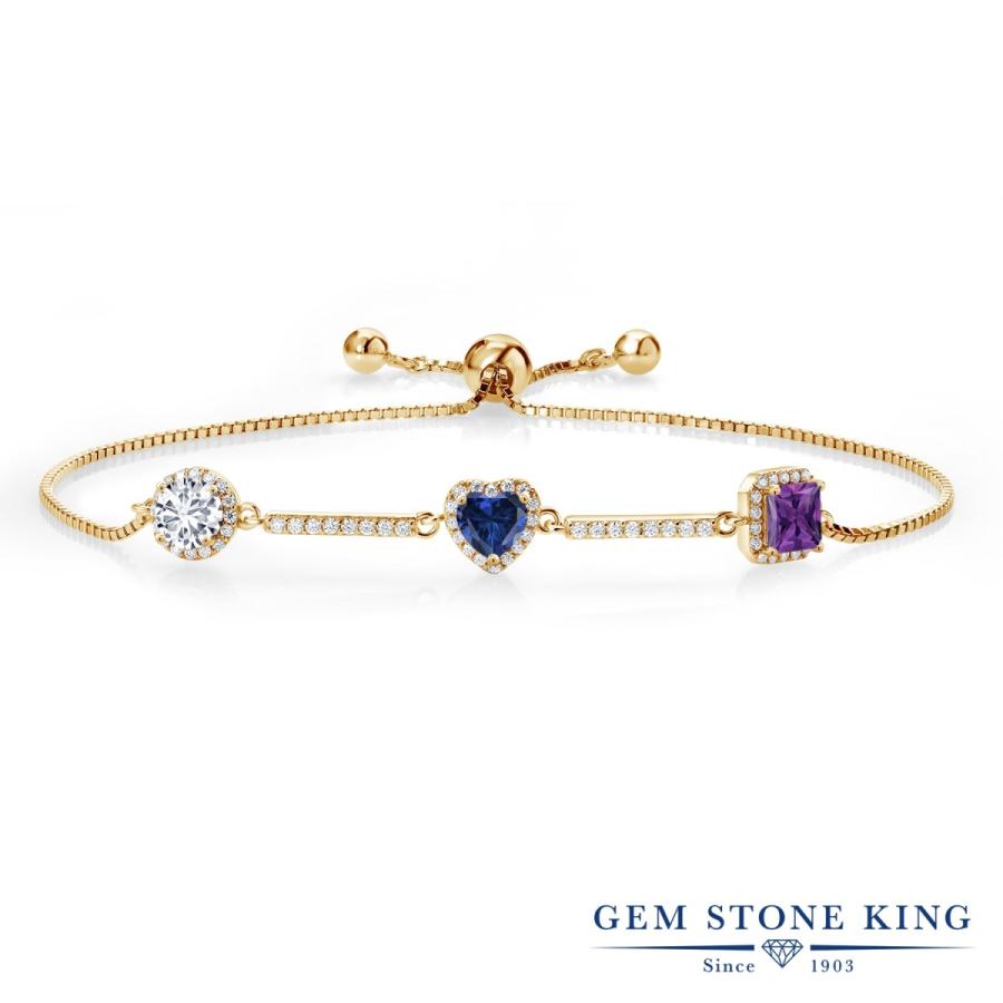 ラボグロウン ダイヤモンド ブレスレット レディース イエローゴールド 加工 プレゼント 女性 40代 50代 ブランド