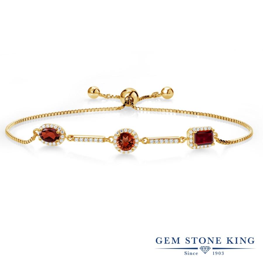 天然 ガーネット ブレスレット レディース イエローゴールド 加工 天然石 1月 誕生石 お守り 誕生日プレゼント 女性 40代 50代 ブランド 天然 ガーネット ブレスレット レディース イエローゴールド 加工
