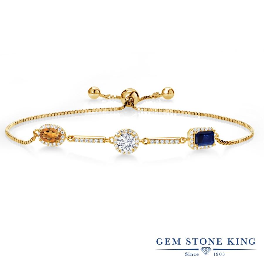 天然 マデイラ シトリン ブレスレット レディース イエローゴールド 加工 天然石 お守り 40代 50代 ブランド