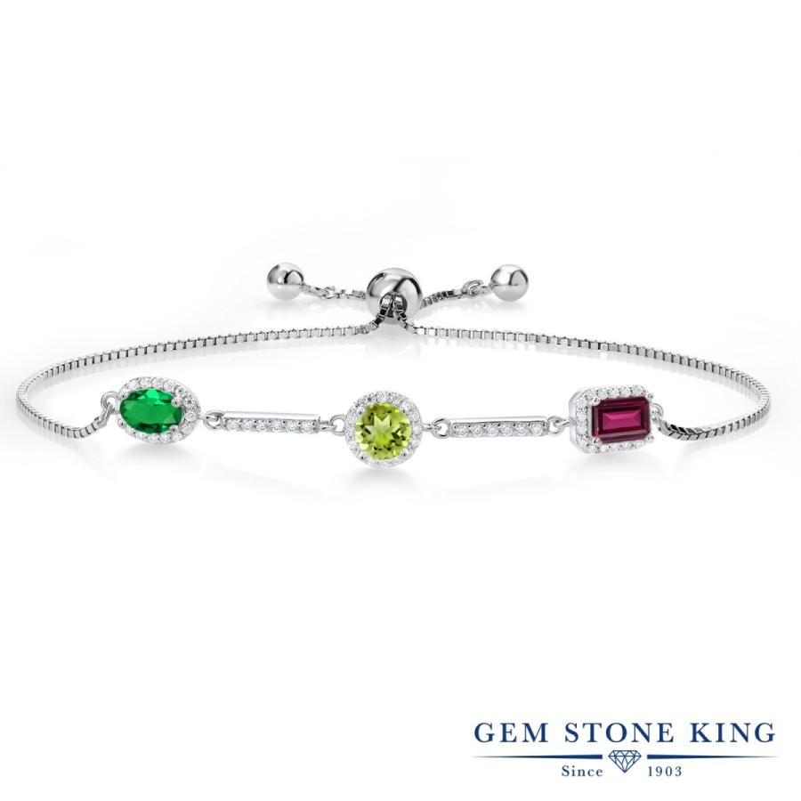 ナノ エメラルド ブレスレット レディース 40代 50代 ブランド