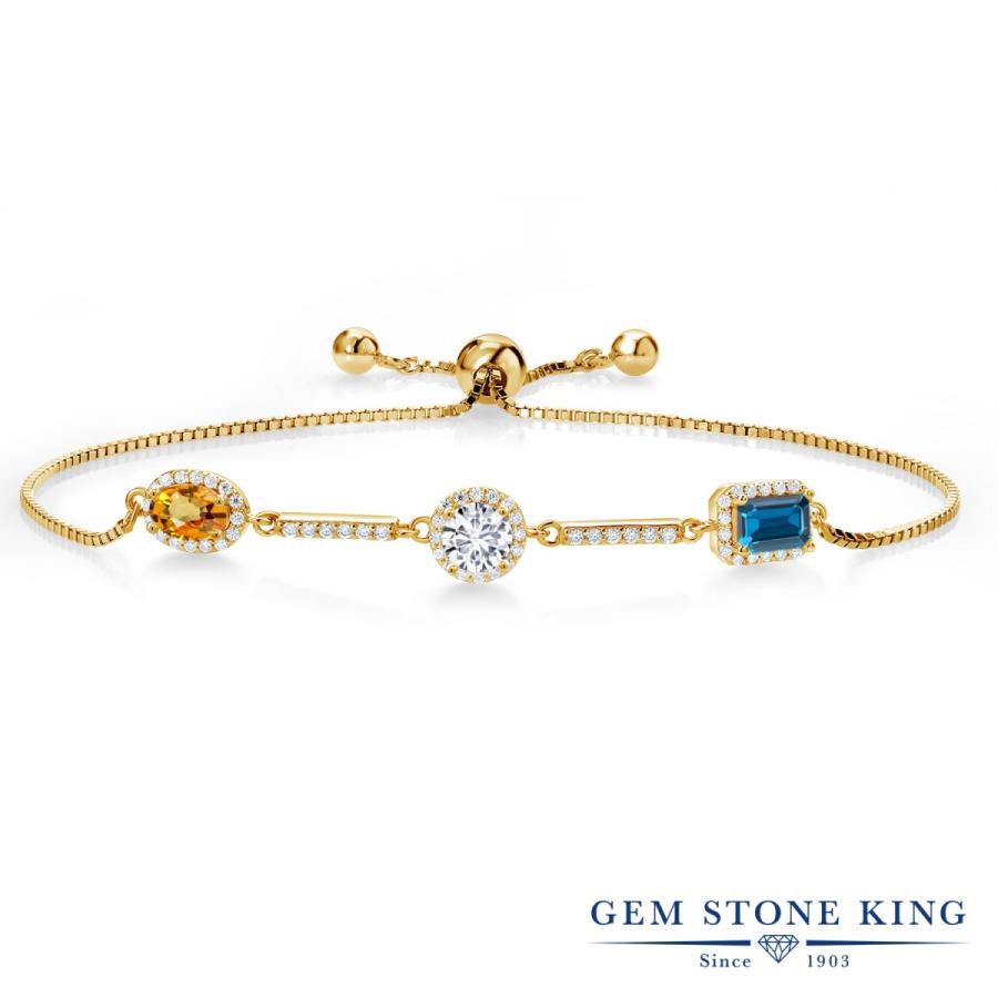 天然 イエローサファイア ブレスレット レディース イエローゴールド 加工 天然石 9月 誕生石 お守り 誕生日プレゼント 女性 40代 50代 ブランド