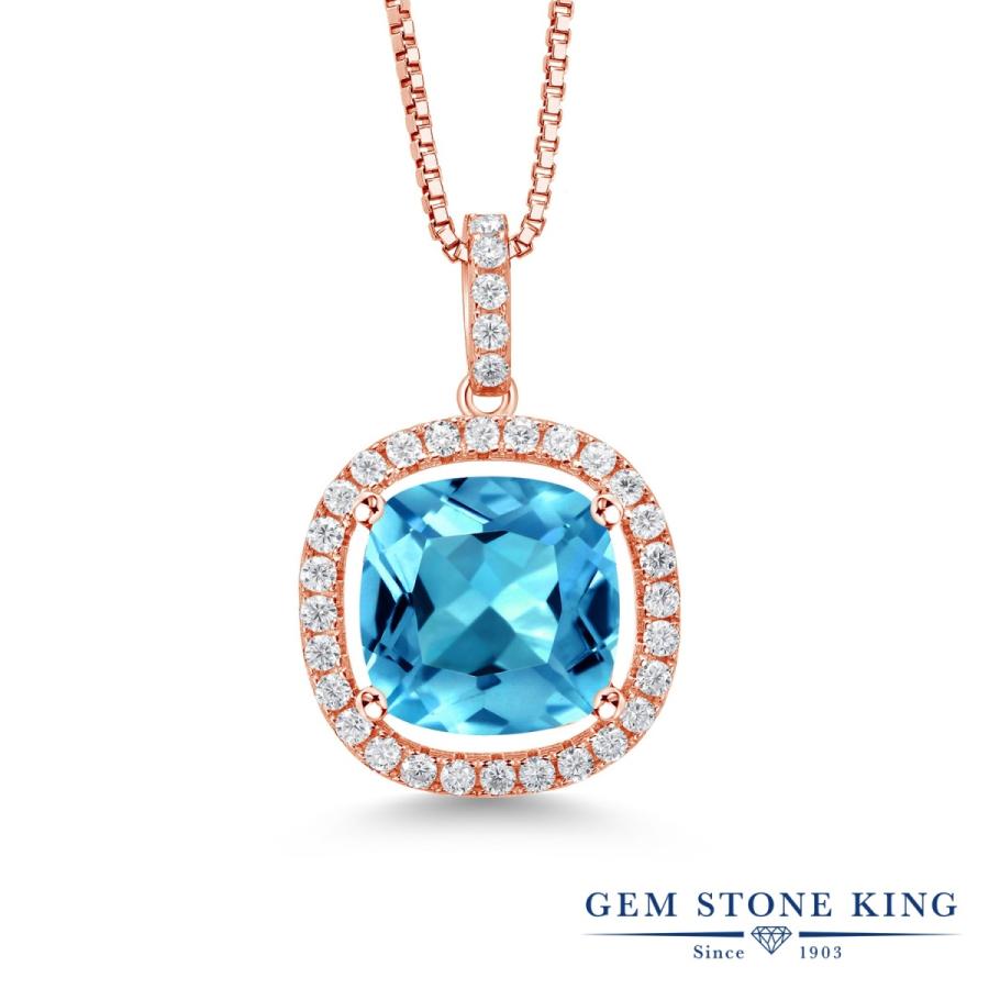 天然 スイスブルートパーズ ネックレス レディース ピンクゴールド 加工 天然石 11月 誕生石 お守り 誕生日プレゼント 女性 ブランド