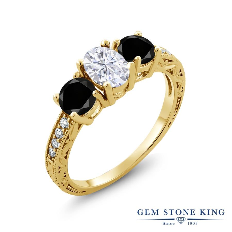 指輪 レディース リング モアサナイト イエローゴールド 加工 プレゼント 女性 ブランド