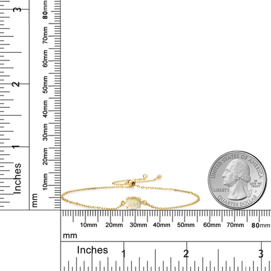 天然 エチオピア オパール ブレスレット レディース イエローゴールド 加工 天然石 お守り 40代 50代 ブランド｜gemstoneking｜03