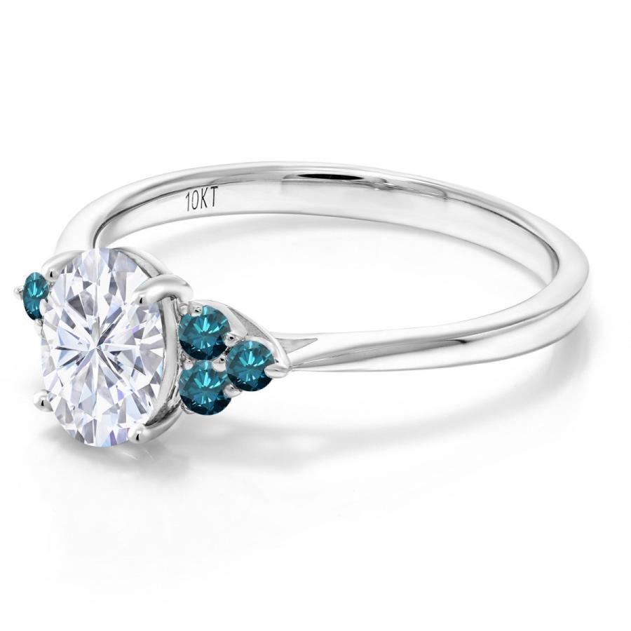 ほぼ未使用 モアサナイト Forever Brilliant リング レディース 指輪 10金 ホワイトゴールド プレゼント 女性 ブランド 【IQY1167061789】(41150円)