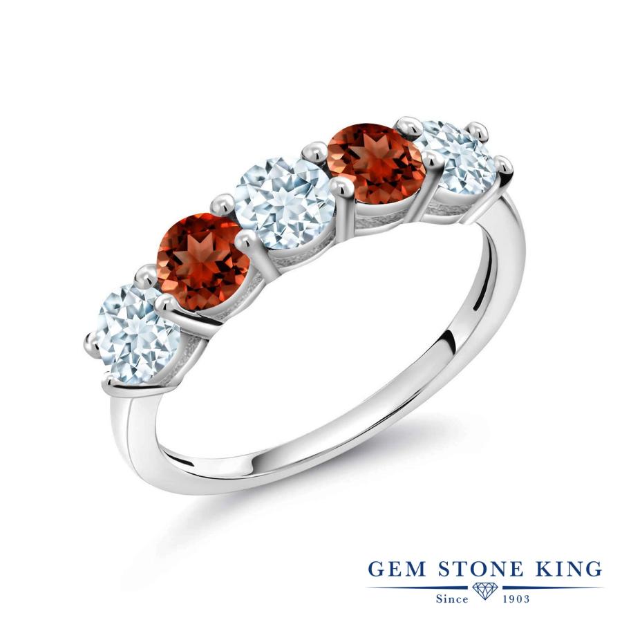 天然 アクアマリン リング レディース 指輪 天然石 3月 誕生石 お守り 誕生日プレゼント 女性 ブランド ハーフエタニティ