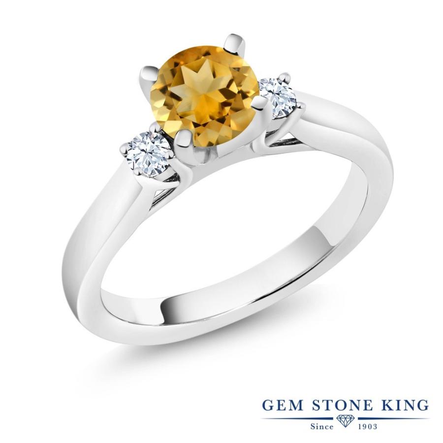 天然 シトリン リング レディース 指輪 天然石 11月 誕生石 お守り 誕生日プレゼント 女性 ブランド