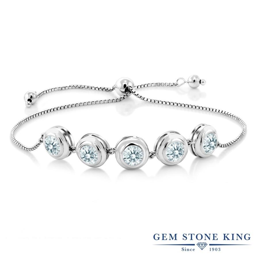 ホワイト ジルコニア ブレスレット レディース CZ プレゼント 女性 40代 50代 ブランド