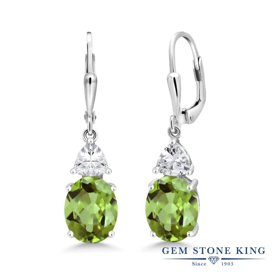 天然 ペリドット ピアス レディース 天然石 8月 誕生石 ブランド(19096円)