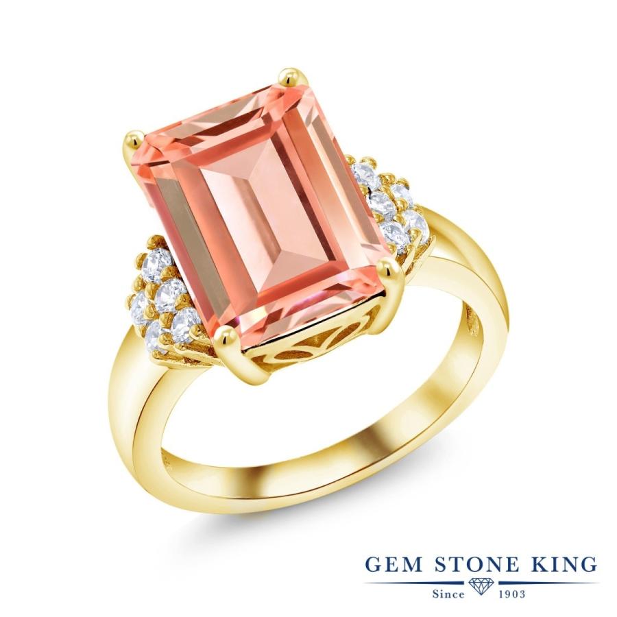 ナノ モルガナイト リング レディース 指輪 イエローゴールド 加工 ブランド