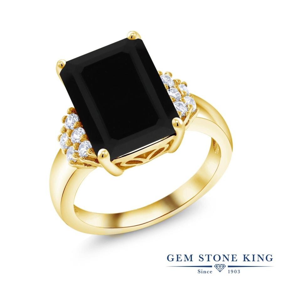 天然 オニキス リング レディース 指輪 イエローゴールド 加工 天然石 8月 誕生石 お守り 誕生日プレゼント 女性 ブランド