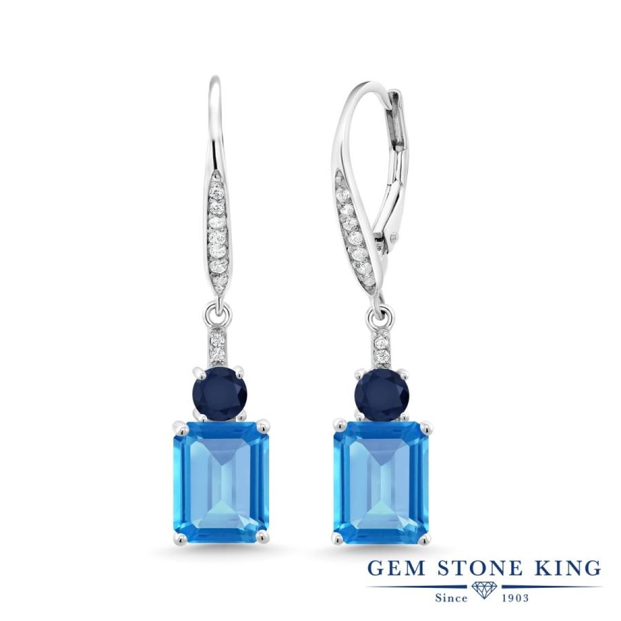 天然 スイスブルートパーズ ピアス レディース 天然石 11月 誕生石 お守り 誕生日プレゼント 女性 アレルギー対応 ブランド