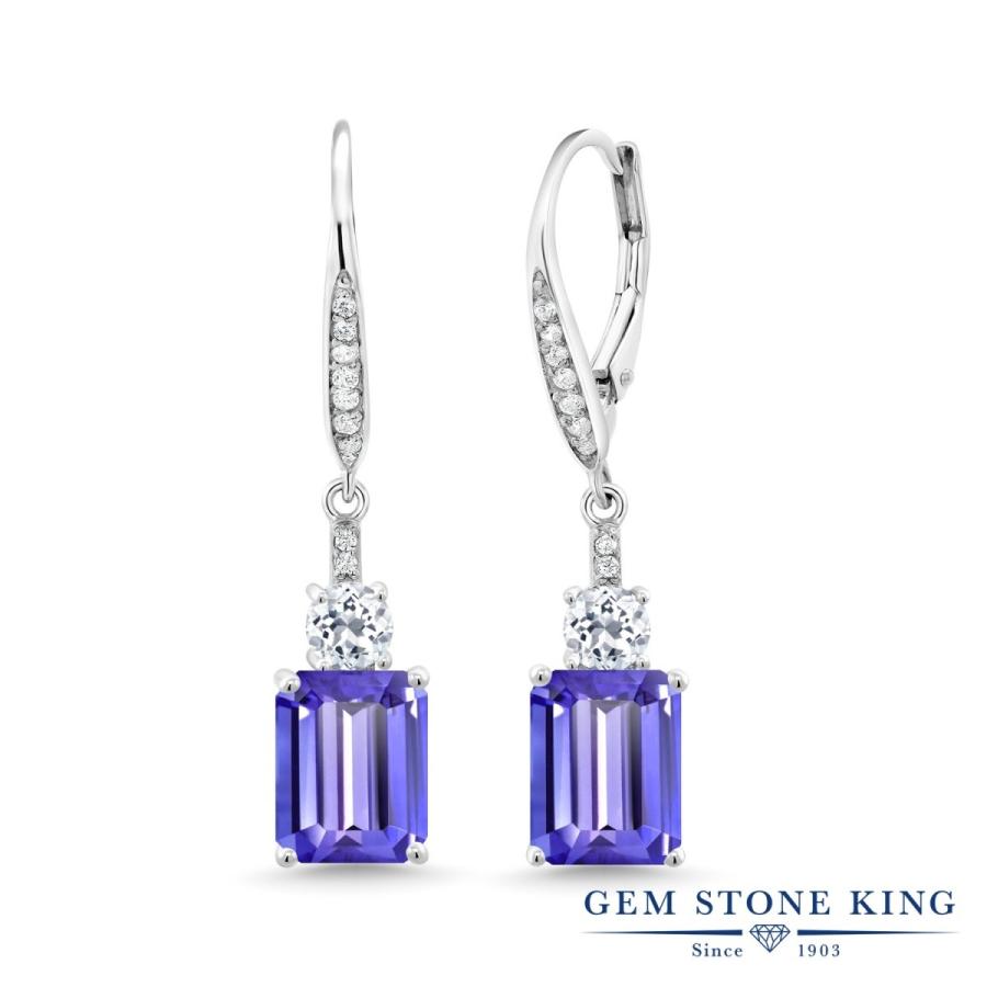 天然 タンザナイト ピアス レディース 天然石 12月 誕生石 ブランド