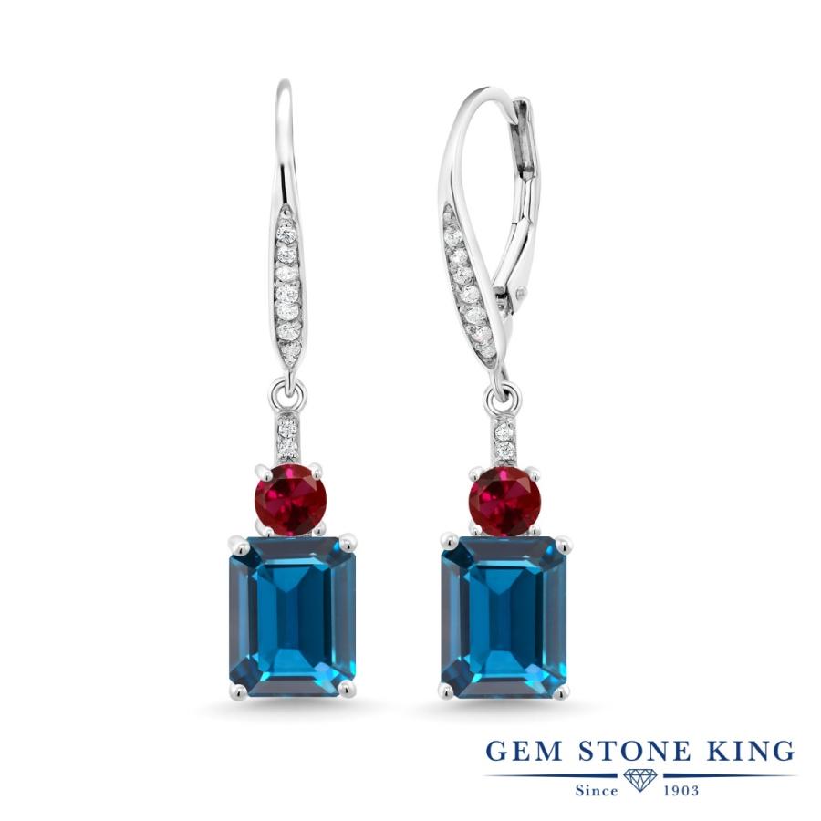 天然 ロンドンブルートパーズ ピアス レディース 天然石 11月 誕生石 お守り 誕生日プレゼント 女性 アレルギー対応 ブランド