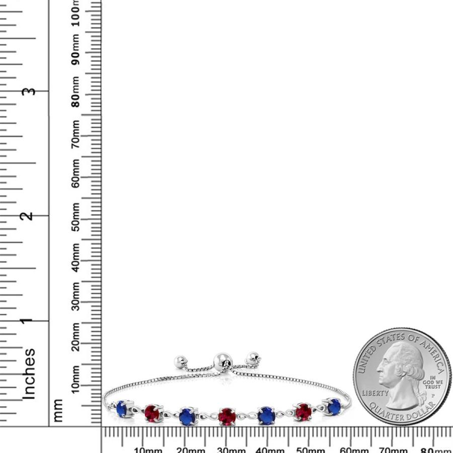 シンセティック サファイア ブレスレット レディース 9月 誕生石 お守り 誕生日プレゼント 女性 40代 50代 ブランド