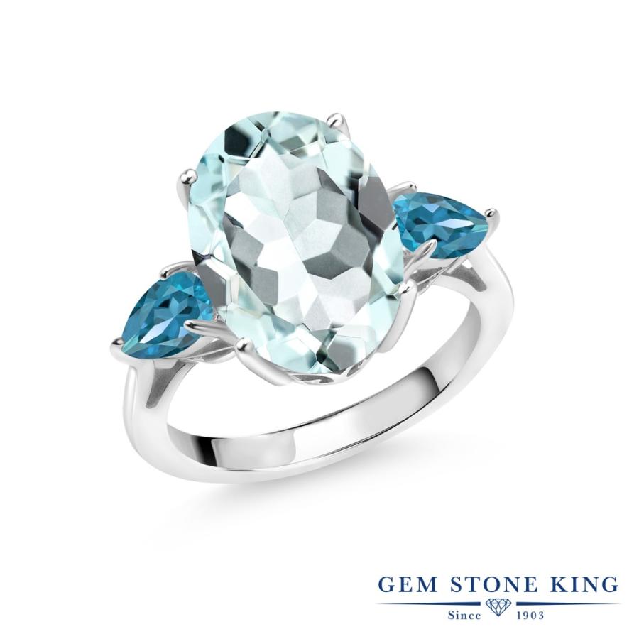 シミュレイテッド アクアマリン リング レディース 指輪 ブランド