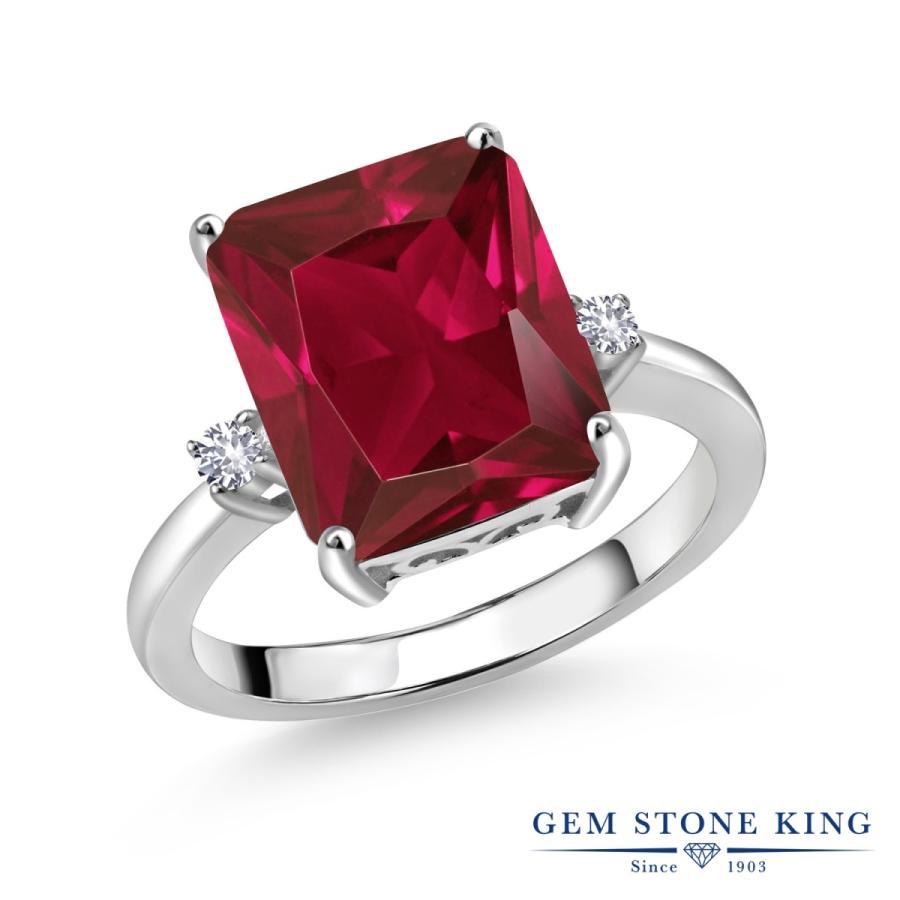 シンセティック ルビー リング レディース 指輪 7月 誕生石 お守り 誕生日プレゼント 女性 ブランド