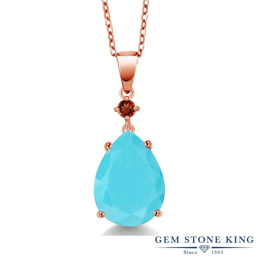 天然 ターコイズ ネックレス レディース トルコ石 ピンクゴールド 加工 天然石 12月 誕生石 お守り 誕生日プレゼント 女性 ブランド