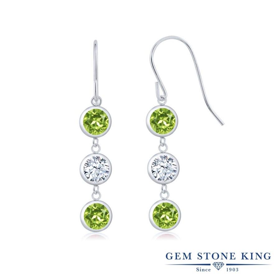 天然 ペリドット ピアス レディース 天然石 8月 誕生石 お守り 誕生日プレゼント 女性 アレルギー対応 ブランド 揺れる