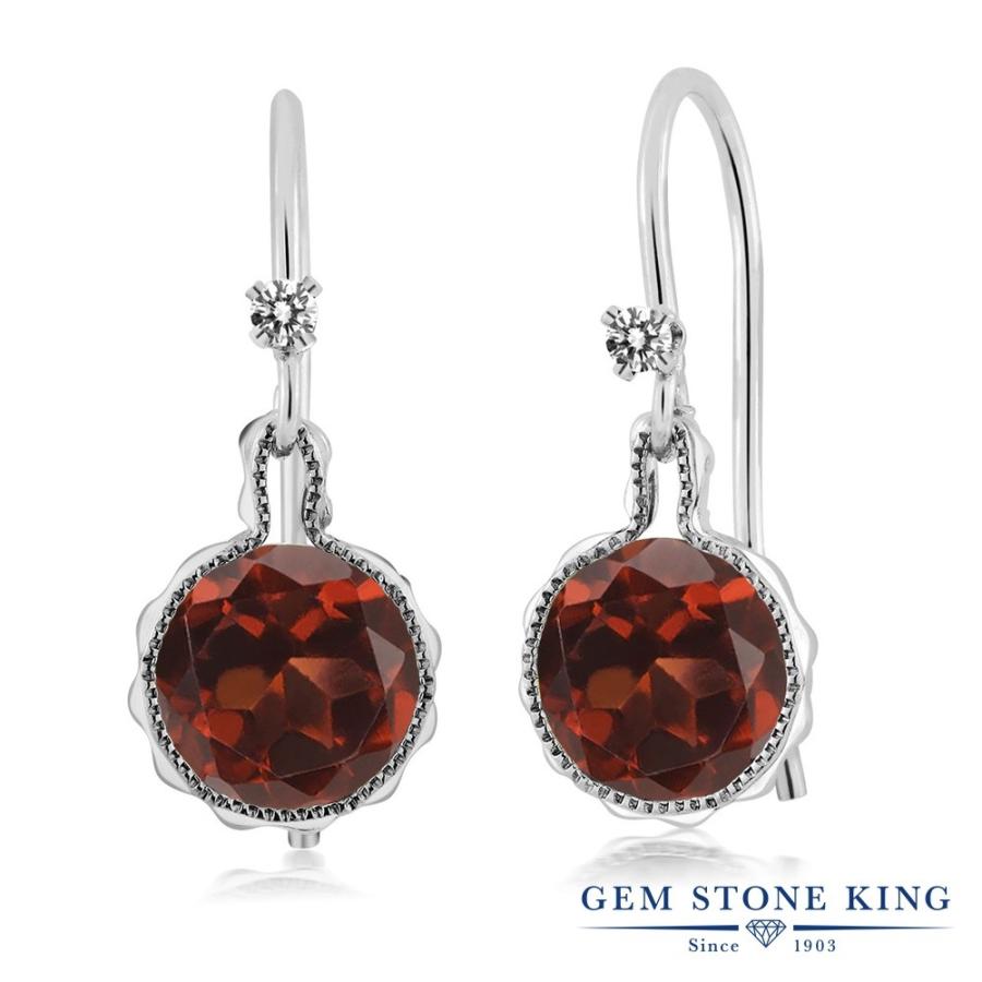 Sale 公式 天然 ガーネット ピアス レディース 大粒 ぶら下がり 揺れる 天然石 1月 誕生石 金属アレルギー対応 クーポン発行 Kpiss Fm