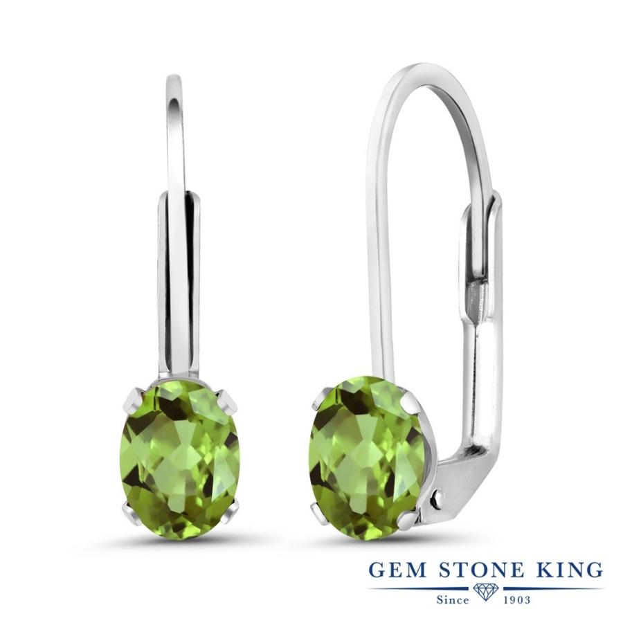 天然 ペリドット ピアス レディース 天然石 8月 誕生石 ブランド :WRC