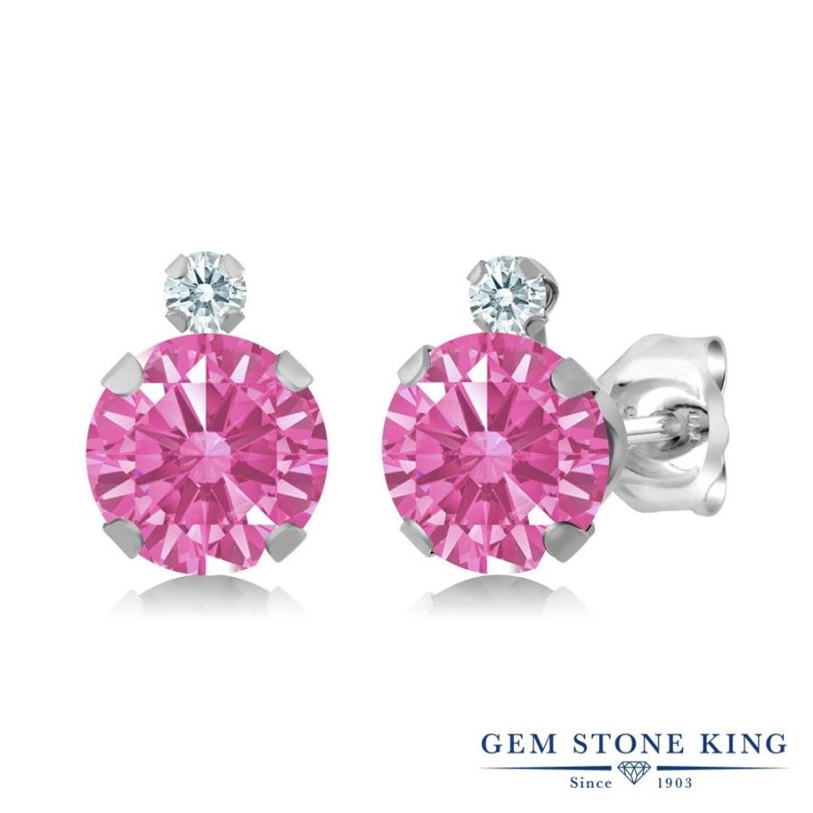 ピンク ジルコニア ピアス レディース CZ プレゼント 女性 アレルギー対応 ブランド