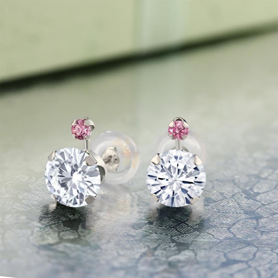 【最終値下げ】 ピアス レディース モアサナイト Forever One GHI 14金 ホワイトゴールド プレゼント 女性 ブランド 【CE1492461008】(52624円)