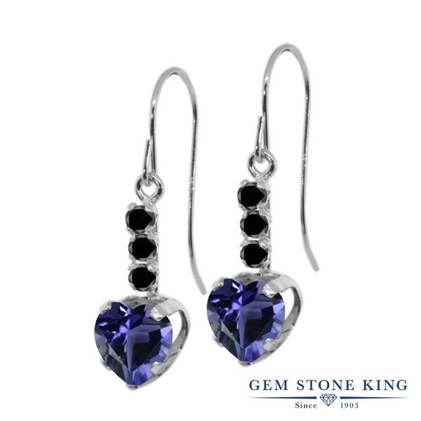 天然 アイオライト ピアス レディース 天然石 3月 誕生石 お守り 誕生日プレゼント 女性 アレルギー対応 ブランド 揺れる