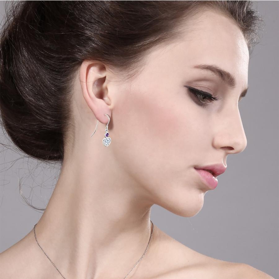 ピアス レディース モアサナイト Forever Brilliant 14金 ホワイトゴールド プレゼント 女性 ブランド モアサナイト Forever Brilliant 14金 5mm 3mm