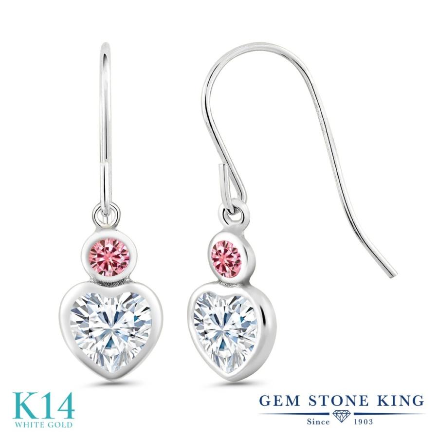 ピアス レディース モアサナイト Forever Brilliant 14金 ホワイトゴールド プレゼント 女性 ブランド(17756円)