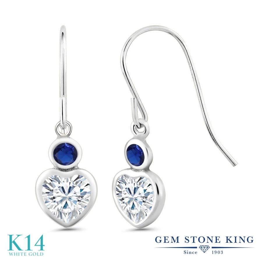 ピアス レディース モアサナイト Forever Brilliant 14金 ホワイトゴールド プレゼント 女性 ブランド(19700円)