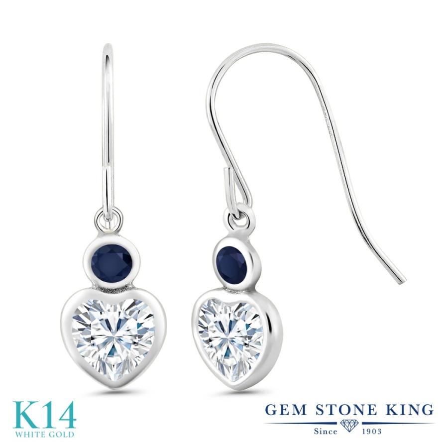 ピアス レディース モアサナイト Forever Brilliant 14金 ホワイトゴールド プレゼント 女性 ブランド