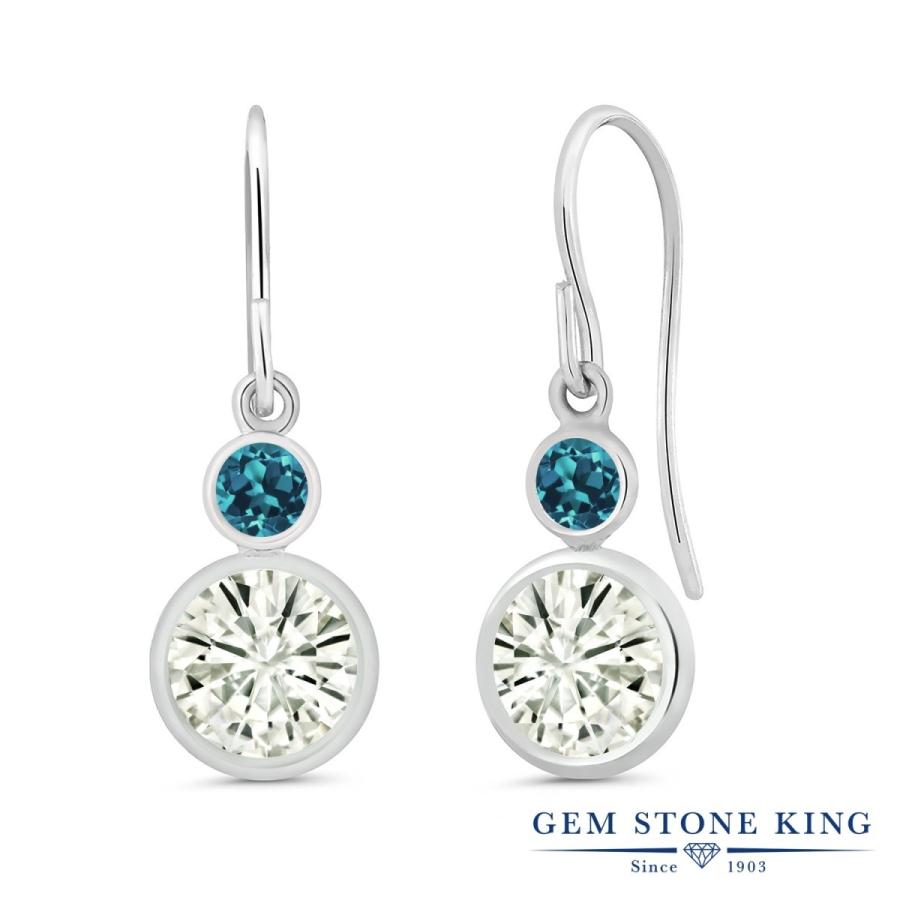 モアサナイト ピアス レディース Forever Classic プレゼント 女性 アレルギー対応 ブランド 揺れる