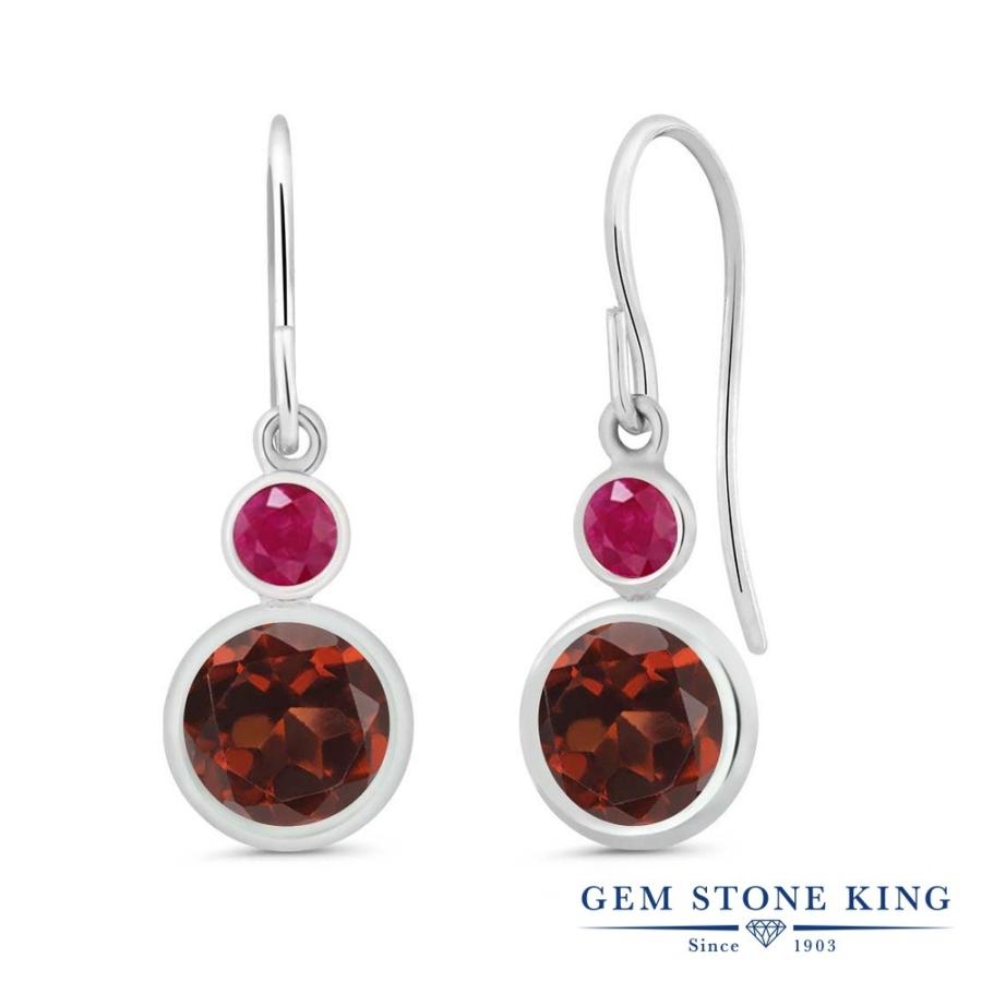 天然 ガーネット ピアス レディース 天然石 1月 誕生石 お守り 誕生日プレゼント 女性 アレルギー対応 ブランド 揺れる