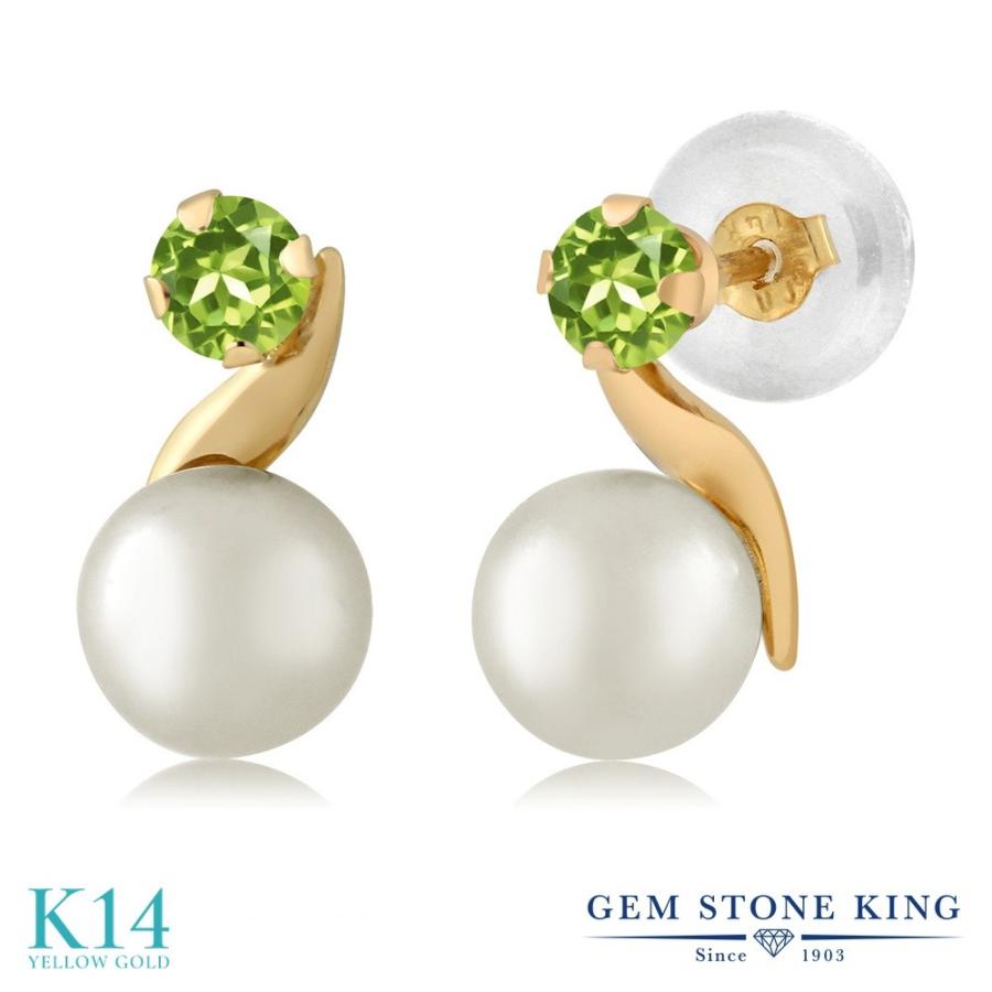 パール ピアス レディース 14金 イエローゴールド 真珠 天然石 6月 誕生石 お守り 誕生日プレゼント 女性 アレルギー対応 ブランド