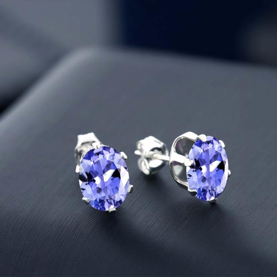 天然 タンザナイト ピアス レディース 天然石 12月 誕生石 ブランド 